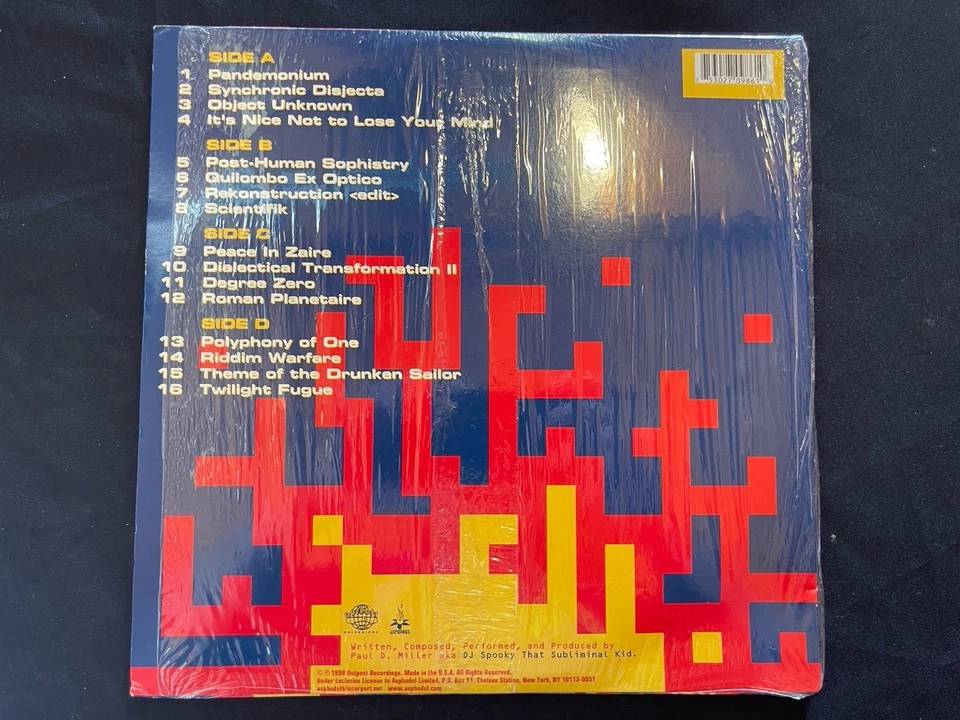 DJ Spooky That Subliminal Kid – Riddim Warfare 1998 2x LP Vinyl Record. - Imagem 3 de 4