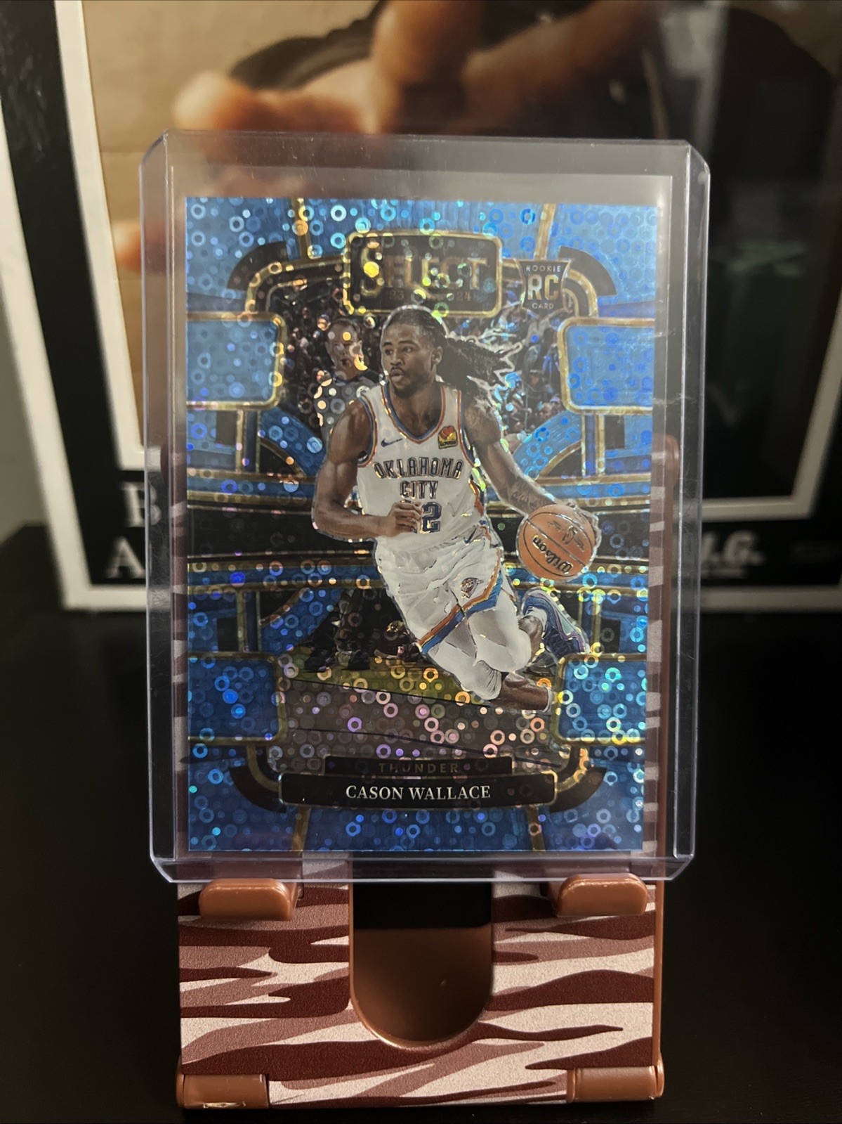 CASON WALLACE 2023-24 SELECT CONCOURSE ROOKIE LIGHT BLUE DISCO RC /99 Q2377