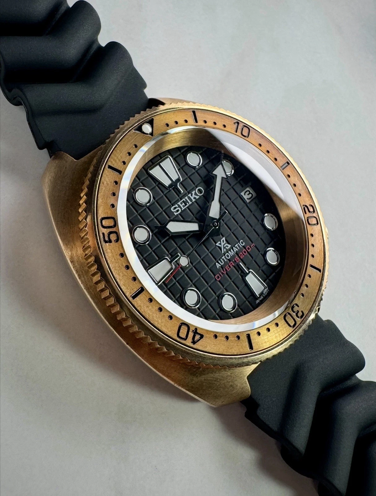 Bronze Seiko Turtle Automatic Divers Watch -  retro srp—777 king captain willard