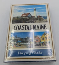 Vintage Coastal Maine Playing Cards New Sealed 