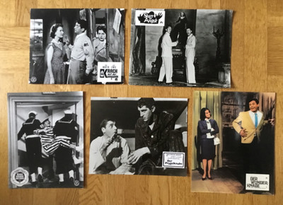 Jerry Lewis / Dean Martin (5 alte Kinoaushangfotos)