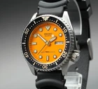 Vintage[Exc+5] SEIKO Diver 150m 6458-600A 37mm Orange Day/Date QZ Mens Watch JP