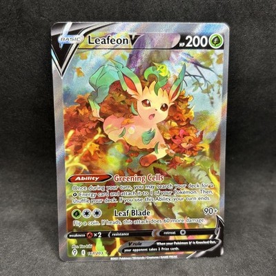 リーフィア V sa 英語版(leafeon V full art) Leafeon V (Full Art) - SWSH07: Evolving Skies - Pokemon