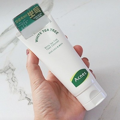 ACNES White Tea Tree Foam Cleanser 100ml Porenpflege Reinigung Korea Kosmetik...