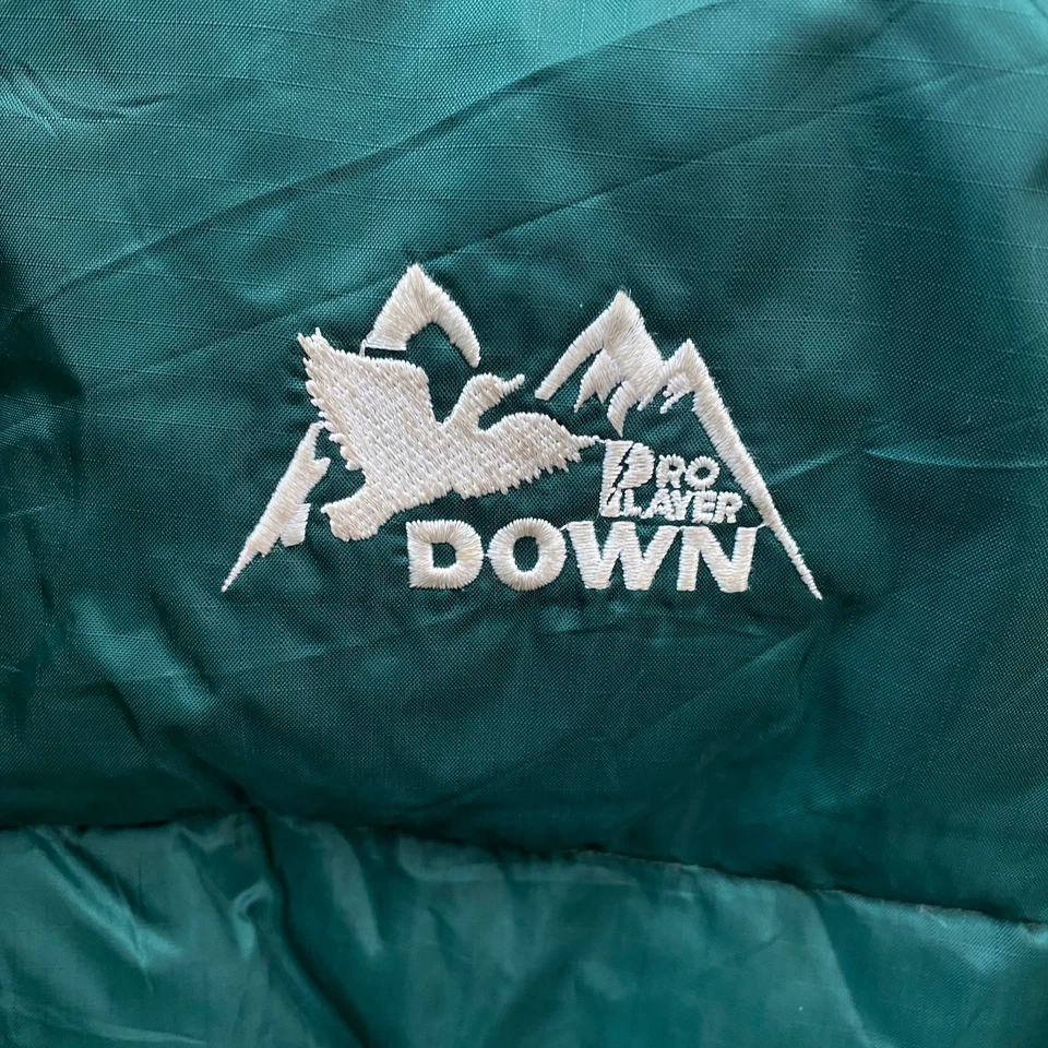 VTG 90s Green Bay Packers Pro Player Mens XL Full Zip Puffer Jacket Lined Hooded - Image 4 of 4