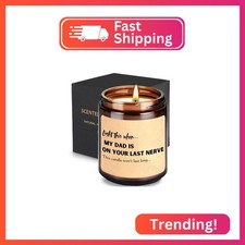 Mother's Day Gifts for Mom from Daughter Son, Lavender Scented Candle for Mom Fu