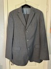 Hugo Boss 2 Piece Formal Suit GRAY Pin Stripe Columbo - 100% Virgin Wool Suit