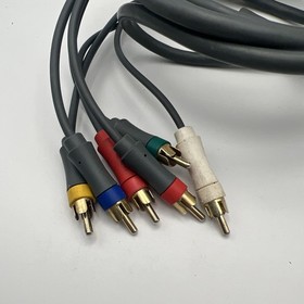 Microsoft Xbox 360 120GB white Phat Jasper Console + Cords Power No Controller