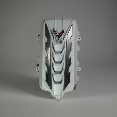 C8 Corvette 6.2L Custom Painted Engine Cover - Ceramic Matrix Gray