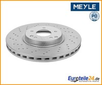 2 St. Bremsscheibe Meyle 0835210006/PD Vorderachse