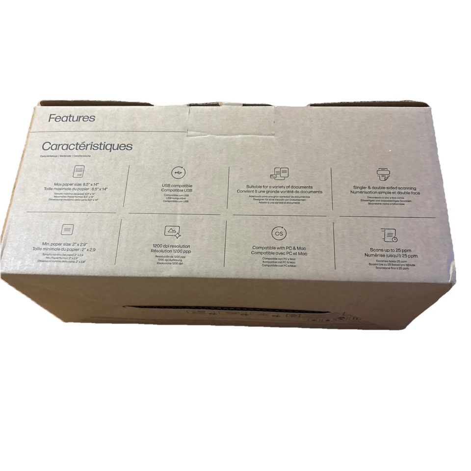 HP Compact Desktop Duplex USB Mobile Document & Photo Scanner HPPS200 - Image 2 of 4