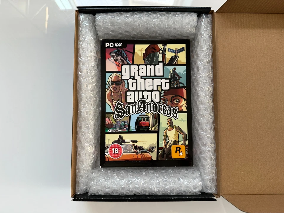 Grand Theft Auto San Andreas PC DVD - VGC CIB with Map - Tracked - Image 2 of 4