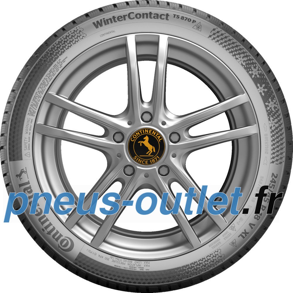 Continental WinterContact TS 870 P 225/50 R17 pneu optimal pour voiture électrique