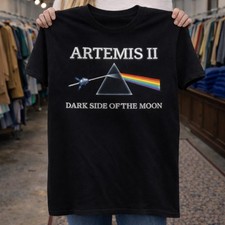 Artemis II Mission T-Shirt, Dark Side of Space Tee, Future Moon Mission Shirt