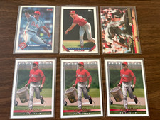 Kyle Abbott 6 card lot 1993 Donruss Topps Stadium Club Upper Deck Phillies