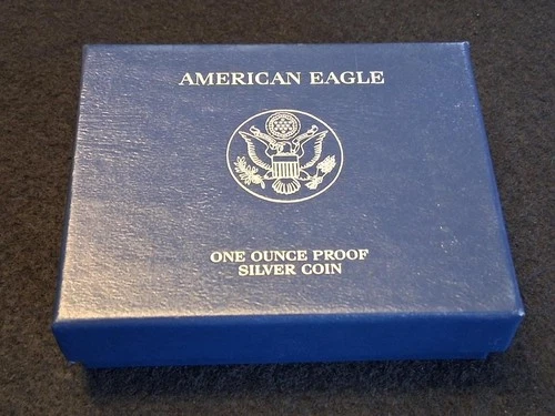 2012-W PROOF American Silver Eagle Dollar.   ASE.   OGP & COA           #MF-1075