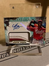 Hunter Greene 2023 Topps Inception Patch Auto /50 #IAP-HG
