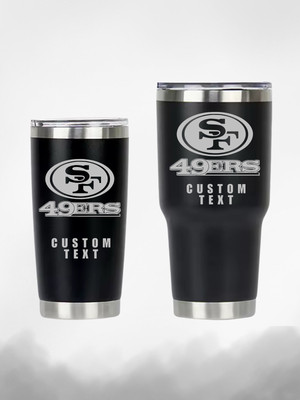 SAN FRANCISCO 49ERS | 20/30OZ | ENGRAVED TUMBLERS |CUSTOM | FREE PERSONALIZATION