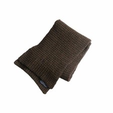 90s Polo Ralph Lauren Ribbed Lamb Wool Knit Scarf Men's Women's Old Thick Stole