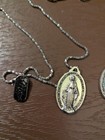 Silver Miraculous Medal Necklaces 2 Ct Very pretty  — photo 6