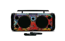 REFURB BUMPBOXX Flare8 Pro Graffiti Bluetooth Boombox Speaker Microphone TWS