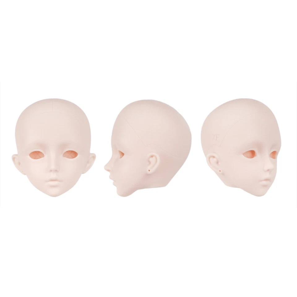 1/3 BJD Doll Head Photography Prop Face Ups Practice Makeup per altezza 60 - Immagine 2 di 4