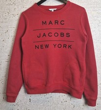Little Marc Jacobs Kinder Sweatshirt rot Logo 10 Jahre Freizeit Designer Pullover
