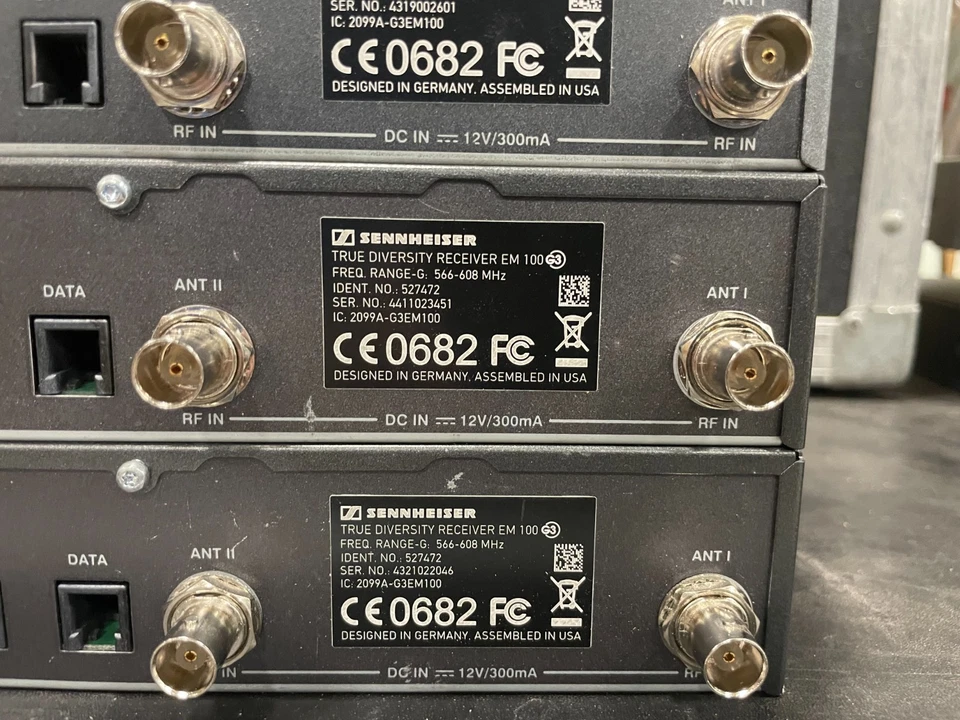 Sennheiser ew100 G3 wireless mic 566-608Mhz (RECEIVER ONLY) - Image 2 of 4