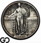 1917 Standing Liberty Quarter Type 2, Choice AU+