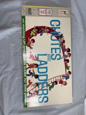 Vintage 1974 Milton Bradley Chutes and Ladders Board Game ~ 100% Complete