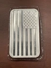 5 TROY OZ OUNCE SILVERTOWNE AMERICAN FLAG BAR .999 FINE SEALED