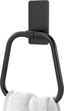 Adhesive Hand Towel Holder for Bathroom, Aluminum No Drill Wall Mounted Towel Ri
