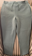 NWT Members Mark Women Sz M Pants Straight Leg Green sage super soft