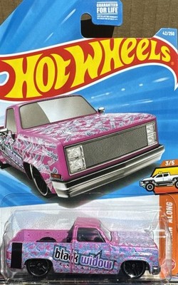Hot Wheels 2026 Case K '83 Chevy Silverado Black Widow PINK!! USA IN HAND! 