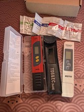 ZOTO pH TDS EC Meter Kit Water Tester Aquarium Hydroponics Calibration