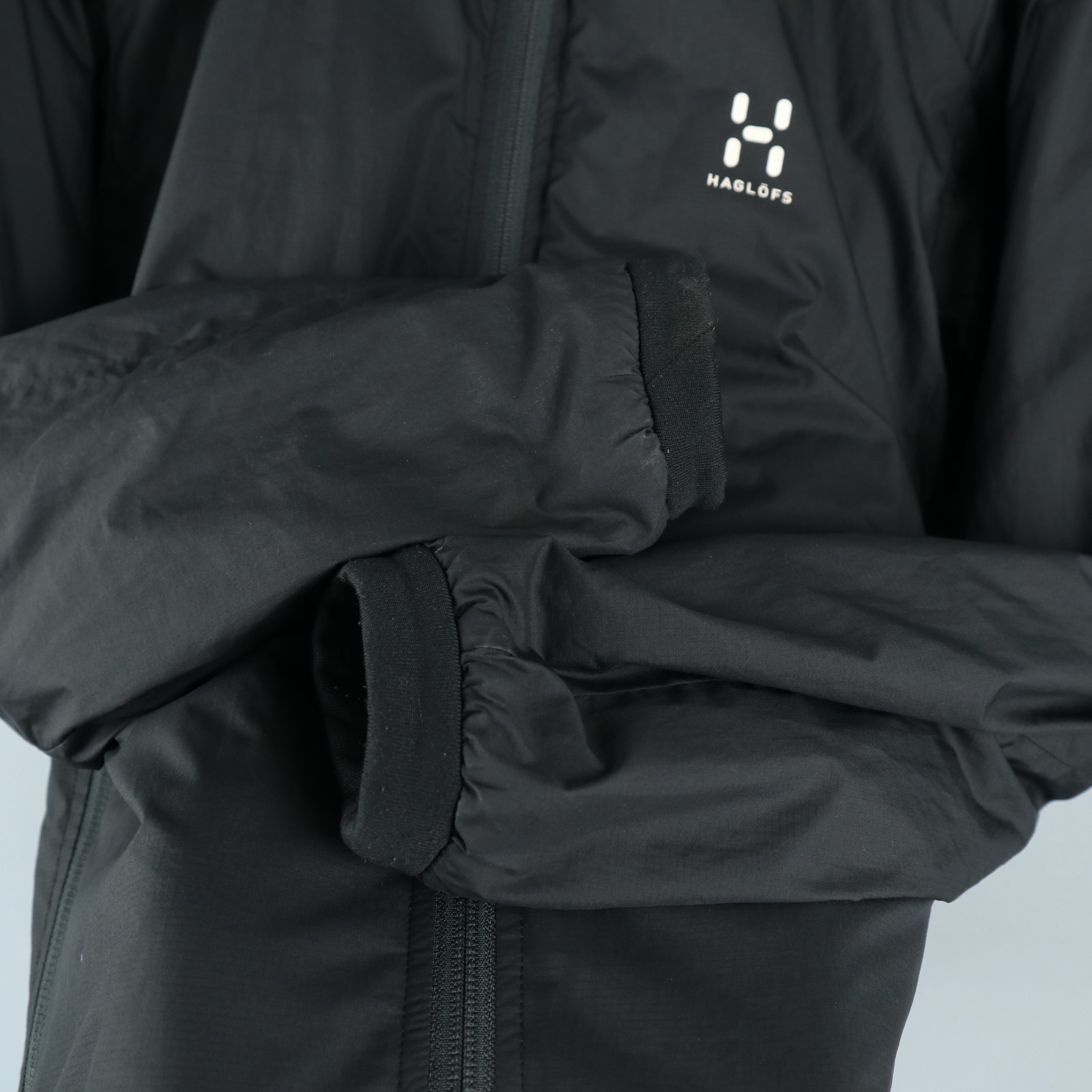 HAGLOFS Womens Black  Full Zip Thermolite Jacket Size L image 5