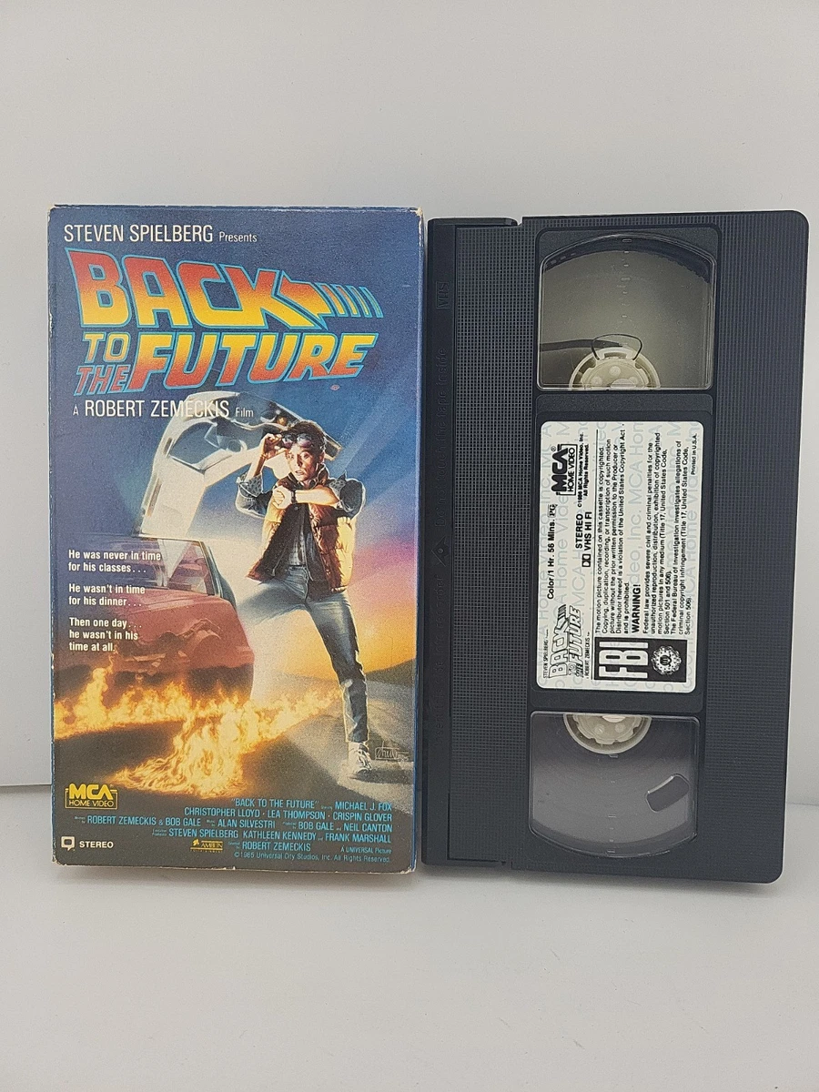 Back to the Future (1985 film) VHS Tapes for sale | eBay