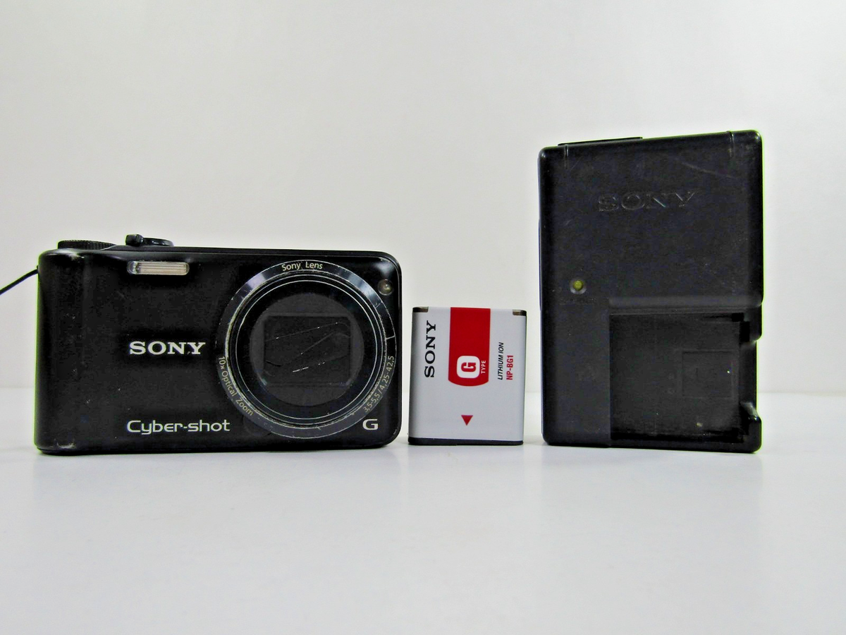 Sony Cyber-shot DSC-H55 14.1MP Digital Camera - Black for sale