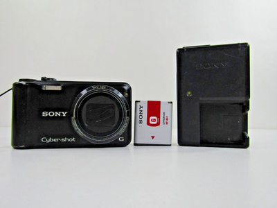 Sony Cyber-shot DSC-H55 14.1MP Digital Camera Black | eBay