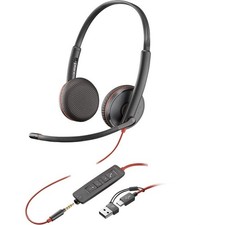 HP 8X229AA headphones/headset Wired Head-band Office/Call center USB Type-C Blac