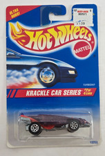 1995 Hot Wheels - Krackle Car Series - #281 - Turboa - #2/4 -13268 7 Spoke Wheel