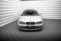 Maxton Design Frontlippe V.1 Passend FüR BMW 3Er Coupe E46 Schwarz Hochglanz