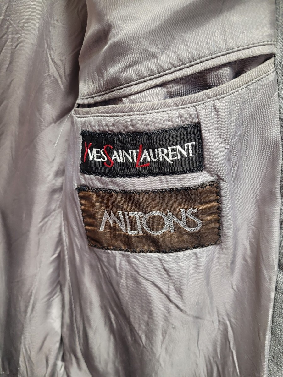 YSL グレー ジャケット Yves Saint Laurent(イヴサンローラン) 90sテーラード