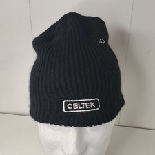 Celtek Embroidered Beanie Winter Hat Knit Cap NWT Logo Warm
