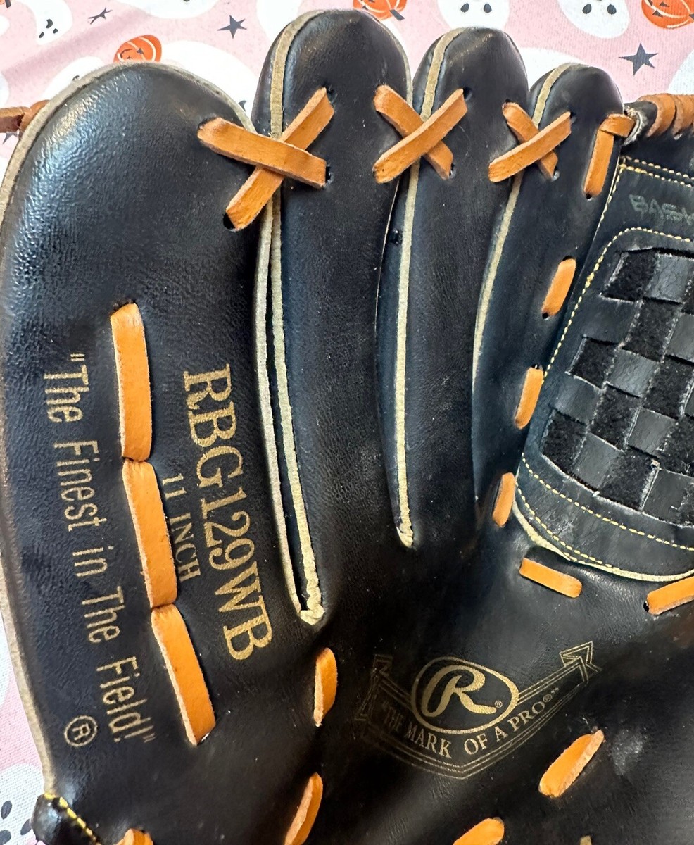 Rawlings Baseball Glove Black RBG129WB 11 Inch Players Series Mitt