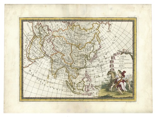 Antique Map "L'Asia Secondo Le ultime osservazioni" Cassini, 1788 - Picture 2 of 7