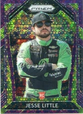 2020 Panini Prizm Racing Nascar JESSE LITTLE RC ROOKIE Purple Disco Prizm #40/75
