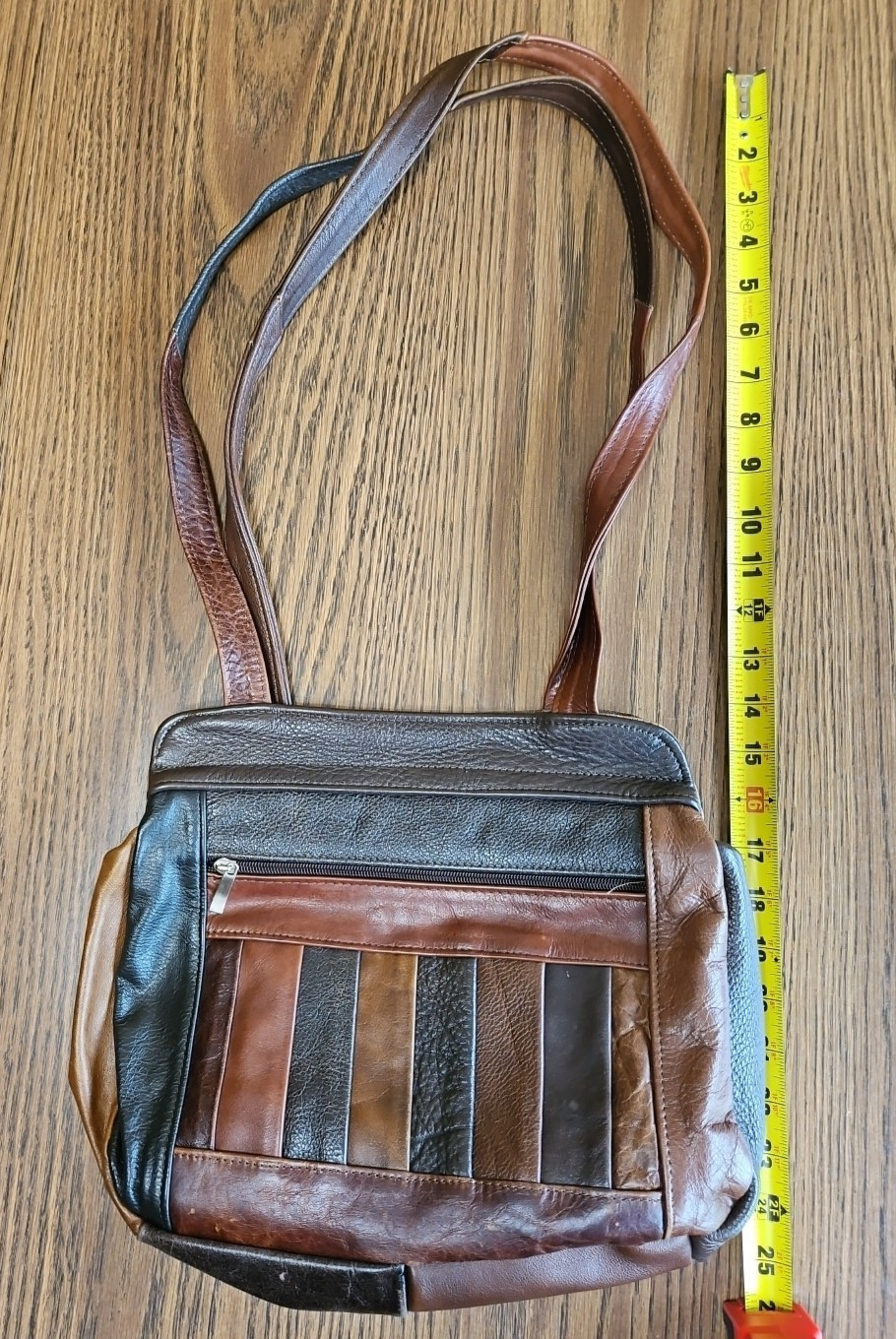 Genuine Leather Mexico Patchwork  Multicolor Soft… - image 24