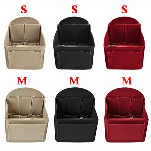 Travel Insert Bags Organizer Felt Makeup Case Backpack Multi Pocket lin