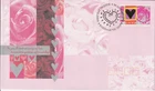 Australia 1996 : Hearts and Roses - First Day Cover - Fine Used Condition.